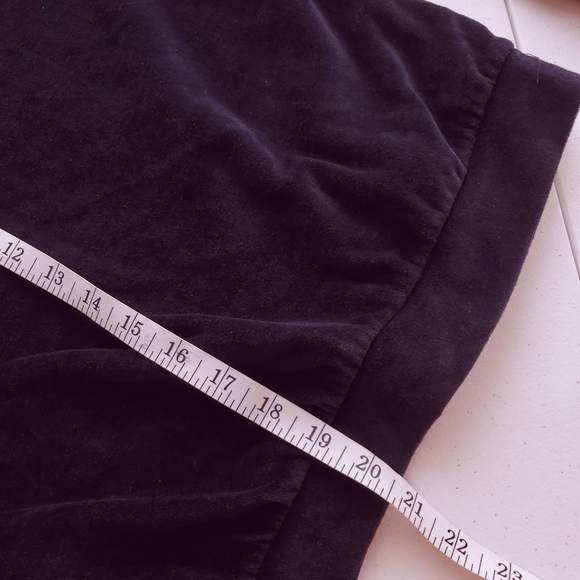 Third Edition Medium Velour Wide neck Inset red Long Sleeve Sweatshirt Vintage - Picture 5 of 9